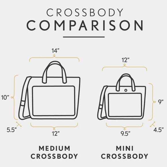 PORTLAND LEATHER GOODS Mini Crossbody Tote - Picture 7 of 8